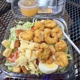 Fried Shrimp Salad