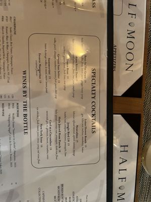 Menu photo 5 Half Moon Dobbs Ferry, NY
