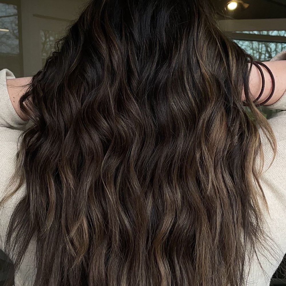 GLAMsociety - 2022 After Layered Mushroom Brown Balayage. - Hair Salons Near Me - Bellevue, Washington GLAMsociety - 2022 After Layered Mushroom Brown Balayage. - Hair Salons Near Me - Bellevue, Washington