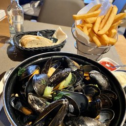 Mussels in White Wine. Mussels in White Wine.
