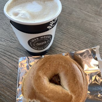 Java House - Latte and bagel. - Coffee & Tea Near Me - Zionsville, Indiana