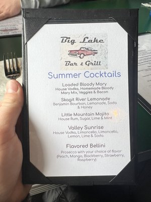 Menu photo 5 Big Lake Bar & Grill Mount Vernon, WA