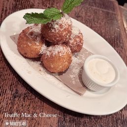 Truffled Mac & Cheese Bites Truffled Mac & Cheese Bites