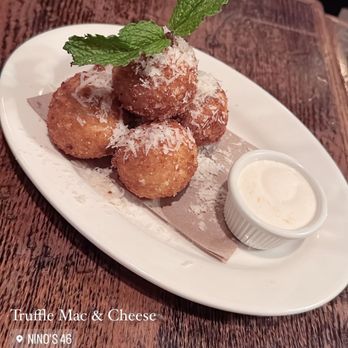 Nino's 46 - Truffled Mac & Cheese Bites - Italian Near Me - New York, New York Nino's 46 - Truffled Mac & Cheese Bites - Italian Near Me - New York, New York