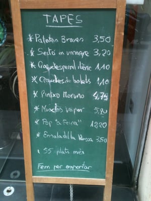 Menu photo 2 L'Anxoveta Barcelona, B