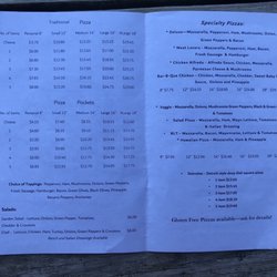 Rob's Pizza - Menu