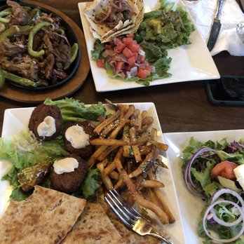 Sunshine Grille - Falafel Platter & "Steak" Fajitas - New American Near Me - Fork, Maryland