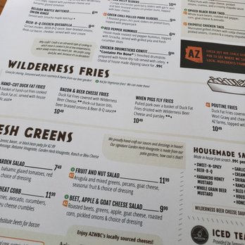 Arizona Wilderness Brewing - Menu - Breweries Near Me - Gilbert, Arizona