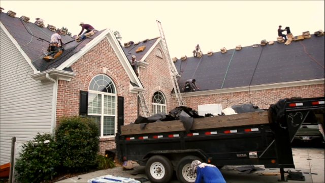 Slide of Castle Roofing