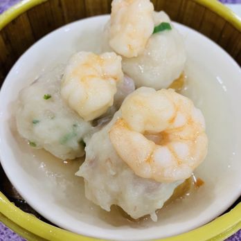 Golden Palace - Shrimp & fish dumplings. It was OK. - Dim Sum Near Me - Brooklyn, New York