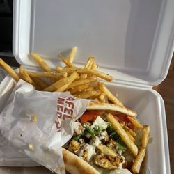 Falafel Corner - Great customer service over the phone and in person. My chicken shawarma was amazing, I even got custom made garlic fries Thank you guys!