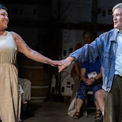 Rogue Theater Company - Amy Lizardo and Tony Heald in HEISENBERG