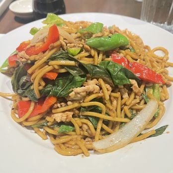Laughing Monk Cafe - Lo Mein Basil - Sushi Bars Near Me - Boston, Massachusetts