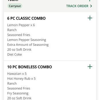 Wingstop - What we ordered. - Chicken Wings Near Me - Tampa, Florida Wingstop - What we ordered. - Chicken Wings Near Me - Tampa, Florida
