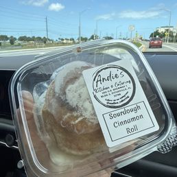 Sourdough cinnamon roll