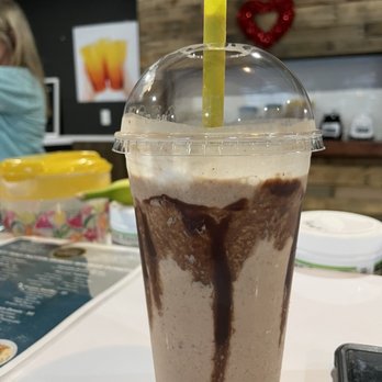 HTF Nutrition - a chocolate milkshake with a straw - Juice Bars & Smoothies Near Me - Chiefland, Florida HTF Nutrition - a chocolate milkshake with a straw - Juice Bars & Smoothies Near Me - Chiefland, Florida