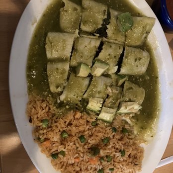 La Calle Doce - Spinach Enchiladas de Espinaca modified into a vegan dish without cheese or cream - Seafood Near Me - Dallas, Texas La Calle Doce - Spinach Enchiladas de Espinaca modified into a vegan dish without cheese or cream - Seafood Near Me - Dallas, Texas