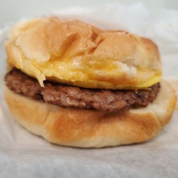 Latthe | Roast & Toast - Egg, sausage, and american cheese croissant - Coffee & Tea Near Me - Milpitas, California