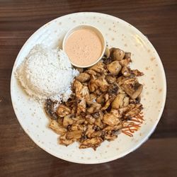 Delicacy Chinese Bistro - Hibachi Chicken w/ Mushrooms only