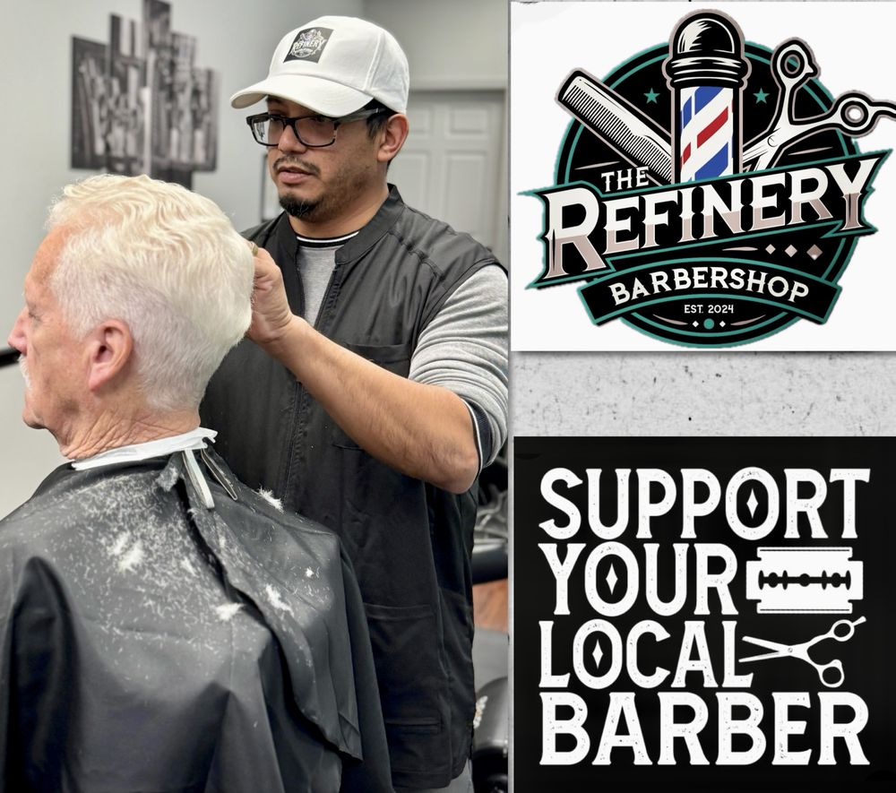 The Refinery Barbershop Logo