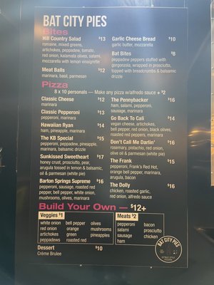 Bat City Pies by null