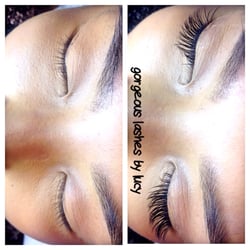 Gorgeous Lashes by Lucy - Full set of Natural 2D mink lashes