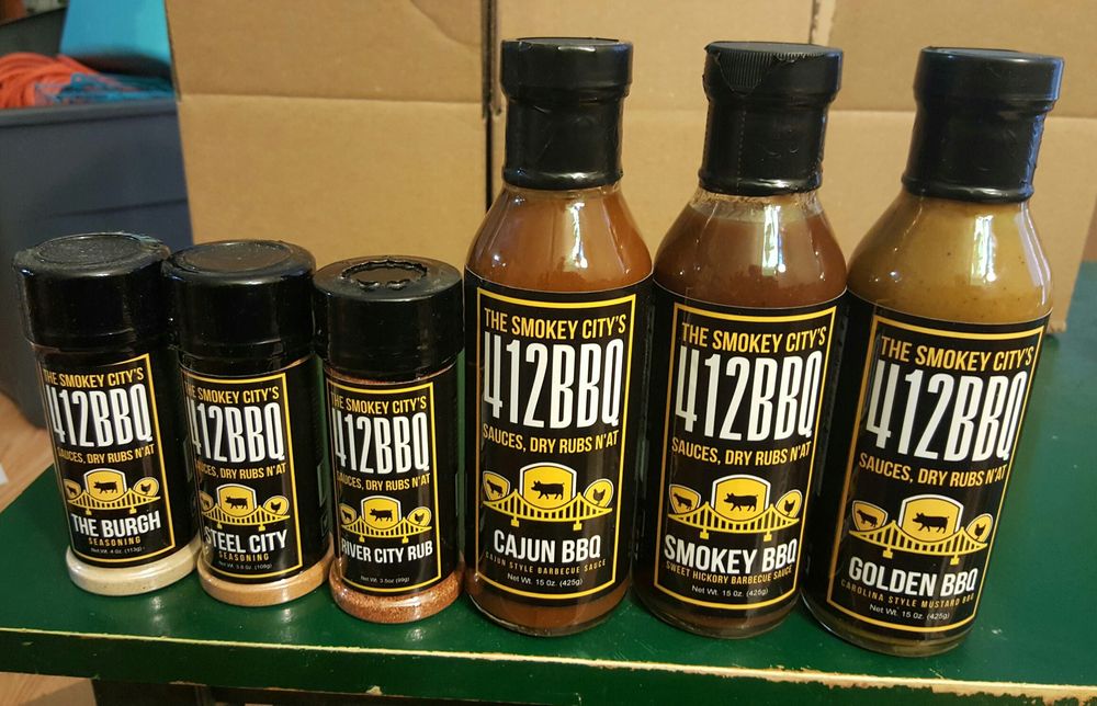 Food from Smokey City's 412 BBQ