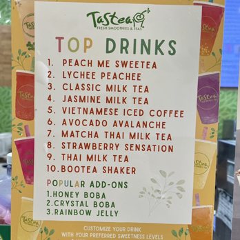 Tastea - Bubble Tea Near Me - Costa Mesa, California Tastea - Bubble Tea Near Me - Costa Mesa, California