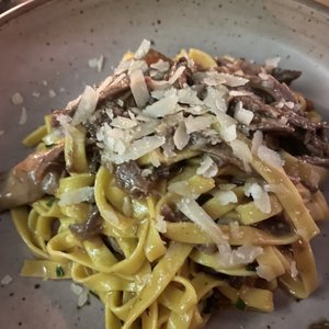 Photo of Reveler’s Hour - Washington, DC, United States. Tagliatelle with duck ragu