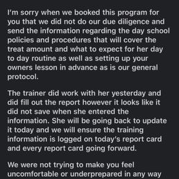 Emails between Top Dog Ranch and myself Emails between Top Dog Ranch and myself