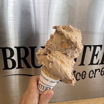 Bruster's Real Ice Cream - Small peanut butter on a sugar cone - Ice Cream & Frozen Yogurt Near Me - Brentwood, Tennessee Bruster's Real Ice Cream - Small peanut butter on a sugar cone - Ice Cream & Frozen Yogurt Near Me - Brentwood, Tennessee