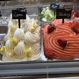 Lots of vegan gelato options