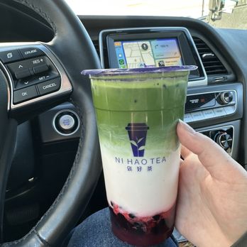 Ni Hao Tea - Strawberry Matcha Latte - Bubble Tea Near Me - Tucson, Arizona Ni Hao Tea - Strawberry Matcha Latte - Bubble Tea Near Me - Tucson, Arizona