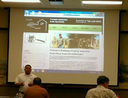 Photo of Dominguez Property Inspections - Coachella, CA, US. Dominguez Property Inspections were sponsors at an event at the Palm Desert Realtor Association