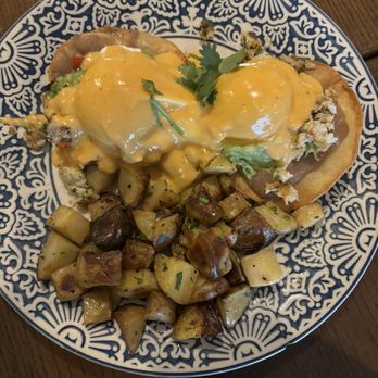 Tinta - Crab Benedict Tostada - Breakfast & Brunch Near Me - Fort Lauderdale, Florida Tinta - Crab Benedict Tostada - Breakfast & Brunch Near Me - Fort Lauderdale, Florida
