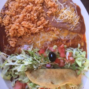 Casa Rivera's Taco Express - Platter 10: cheese enchilada and ground beef taco - Breakfast & Brunch Near Me - Oracle, Arizona Casa Rivera's Taco Express - Platter 10: cheese enchilada and ground beef taco - Breakfast & Brunch Near Me - Oracle, Arizona