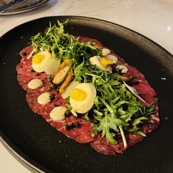 Ramsay's Kitchen - Beef carpaccio - New American Near Me - Las Vegas, Nevada Ramsay's Kitchen - Beef carpaccio - New American Near Me - Las Vegas, Nevada