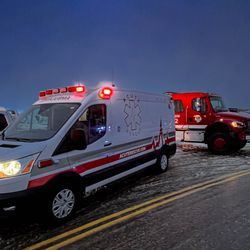 Acute Rescue and Transport - On scene at Bogus Basin.