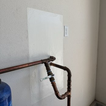 Granada Home Solutions - Different angle. Nice and smooth. Paint was from our indoor left-overs but you can definitely get a color match from paint store. - Handyman Near Me
