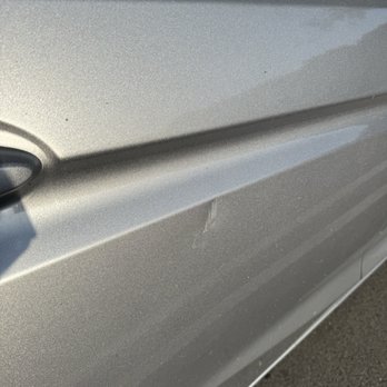 Fix-A-Dent Now  - Before David's repair - Mobile Dent Repair Near Me