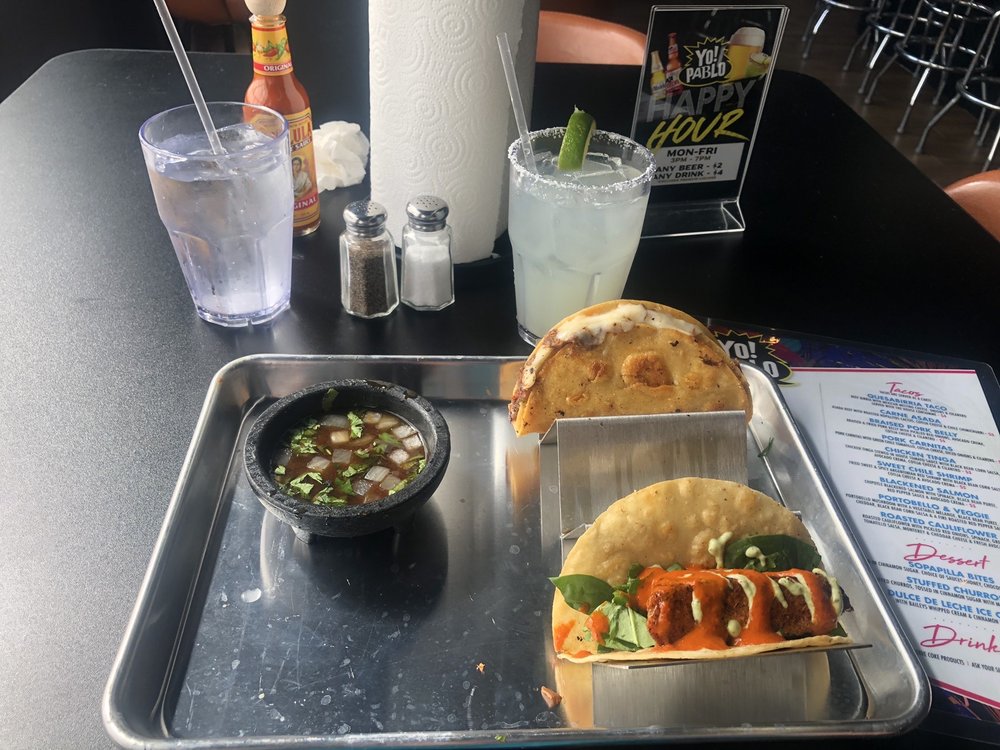 Yo Pablo Tacos/TequilaCampus Corner Top Quesabirria Taco & Wet Sauce