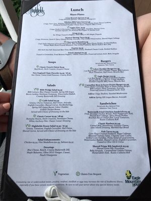 Menu photo 2 Highfields Restaurant & Eagle Landing Tavern Jackson, NH