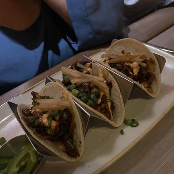 Monkeypod Kitchen by Merriman - Bulgogi Pork Tacos - New American Near Me - Kihei, Hawaii