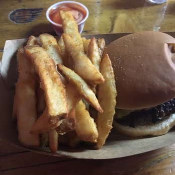 Big V's - a hamburger and french fries - Nightlife Near Me - Dalton, Nebraska