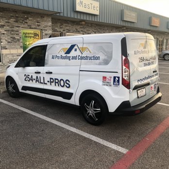 All Pro Roofing and Construction - a van parked in a parking lot - Roofing Near Me - Copperas Cove, Texas All Pro Roofing and Construction - a van parked in a parking lot - Roofing Near Me - Copperas Cove, Texas