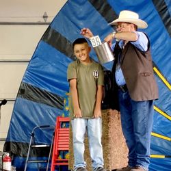 California Strawberry Festival - Godfrey the Magician. One more show today, go see!!