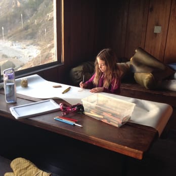 Steep Ravine Environmental Campground - Brought a roll of IKEA paper and we kept unrolling for the kids to create - Campgrounds Near Me - Mill Valley, California