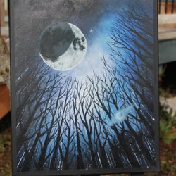 Moonscapes and Mehndi - Moona and orb paintings