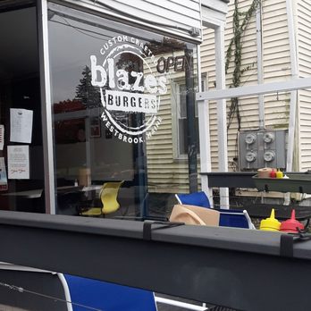 Blazes Burgers - Storefront - Burgers Near Me - Westbrook, Maine