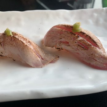 Yamashiro - Fresh Albacore Sushi(1 pc) just look at that! Amazing! - Japanese Near Me - Redondo Beach, California Yamashiro - Fresh Albacore Sushi(1 pc) just look at that! Amazing! - Japanese Near Me - Redondo Beach, California